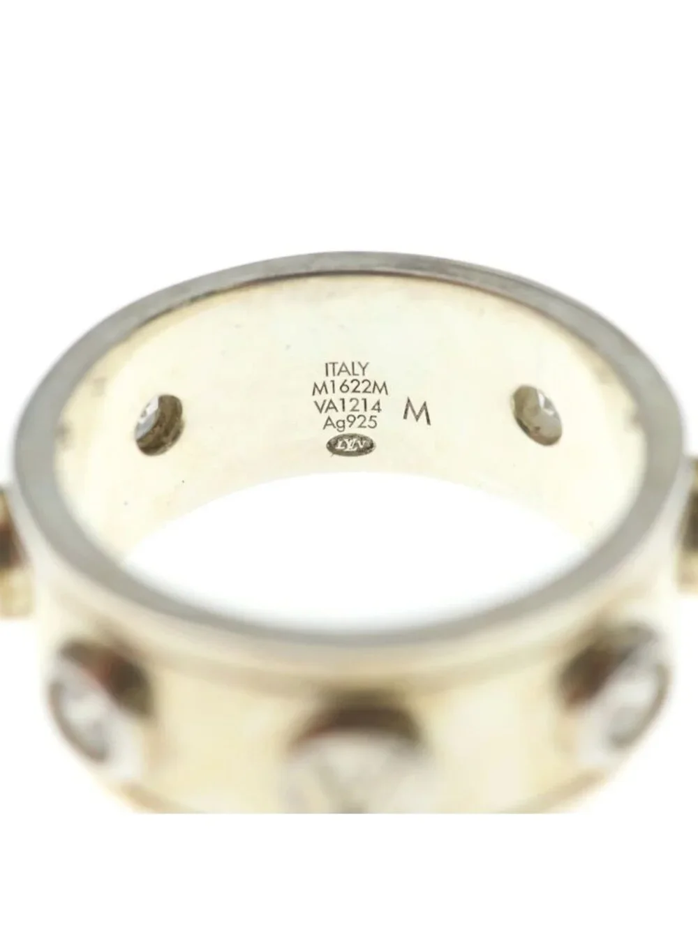 Louis Vuitton Ring LV Studs LV Logo Silver